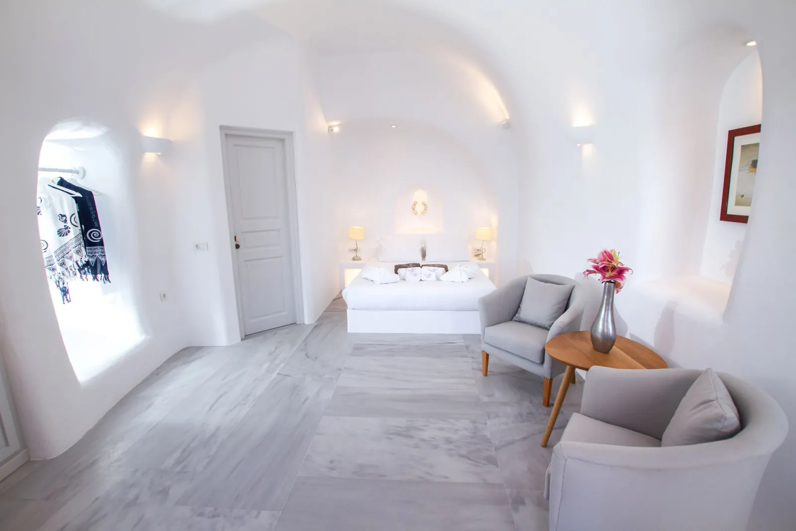 Cave Superior Studio with Outdoor Hot Tub Caldera and Sea View