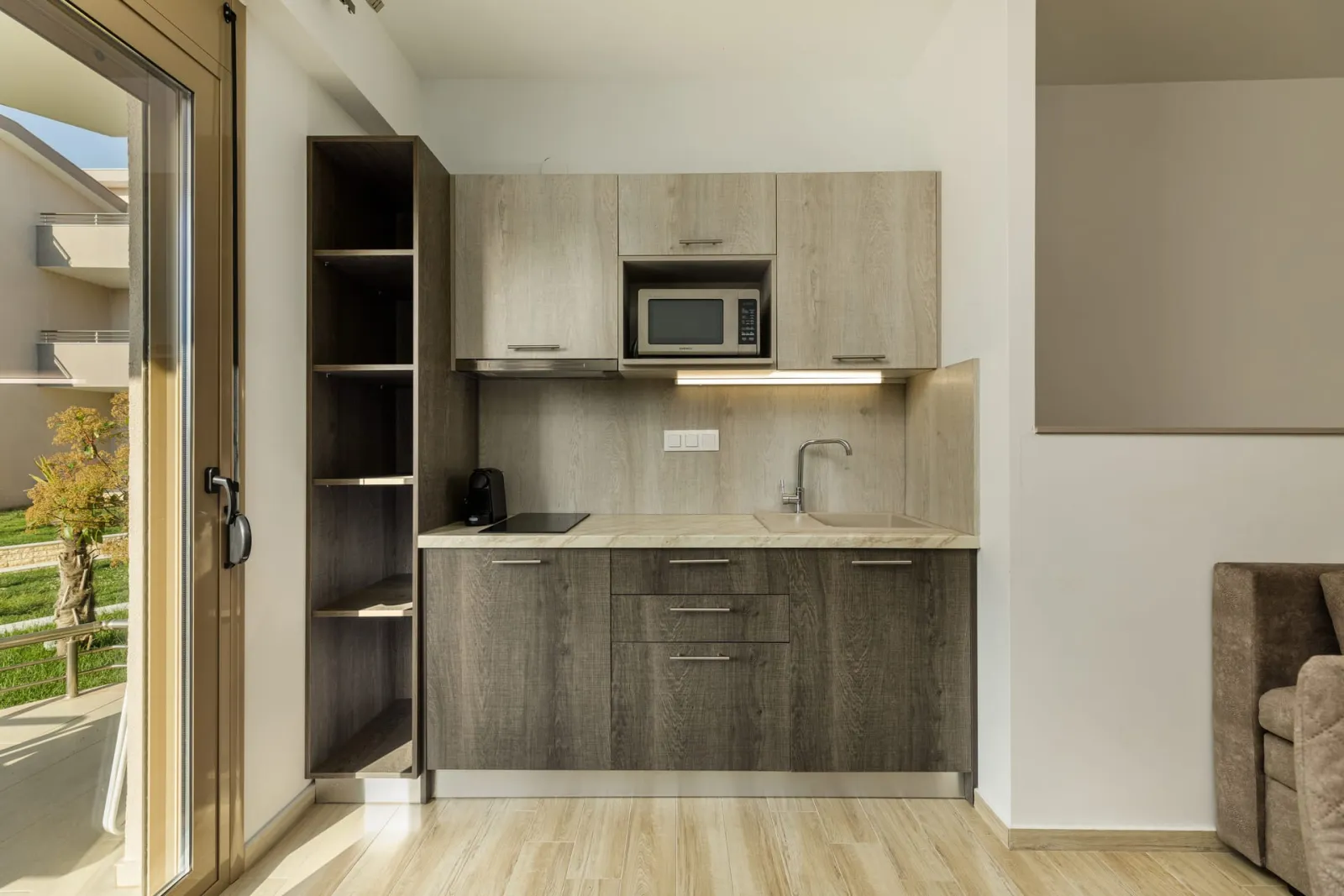 Apartment with Bedroom Semi-basement