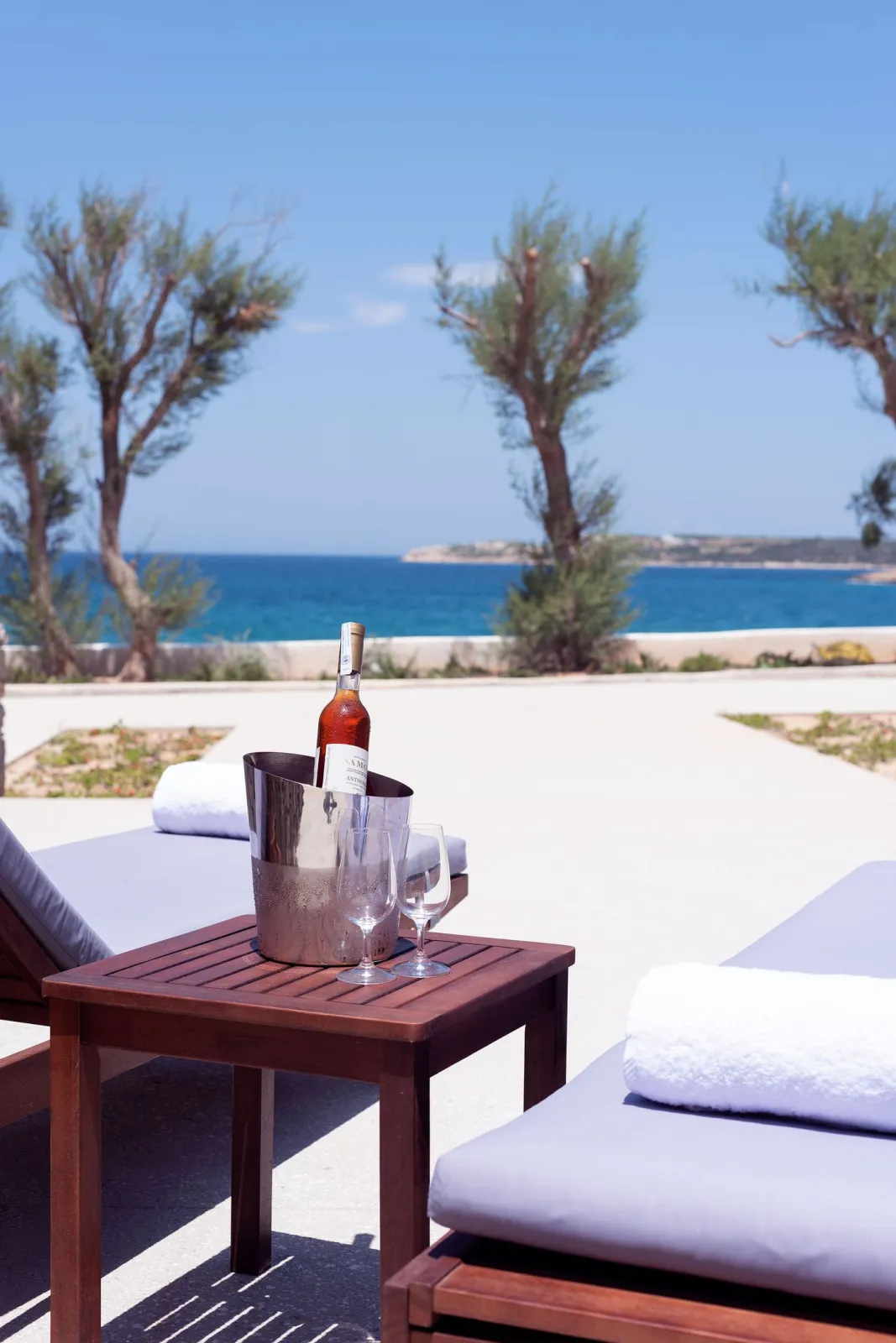 Double Suite with Private Yard with Sea View