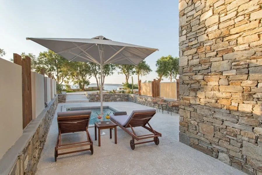 Deluxe Double Suite with Private Pool & Private Yard with Sea View