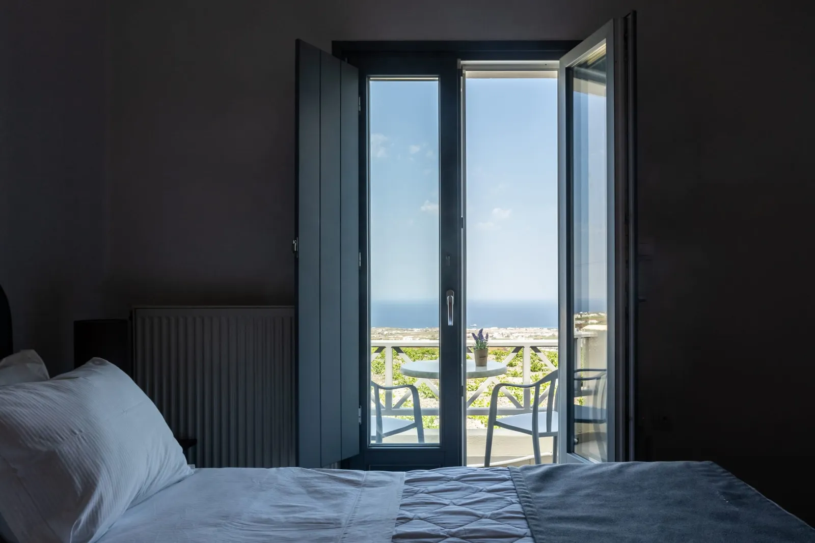 One-Bedroom Apartment with Vineyard & Sea View