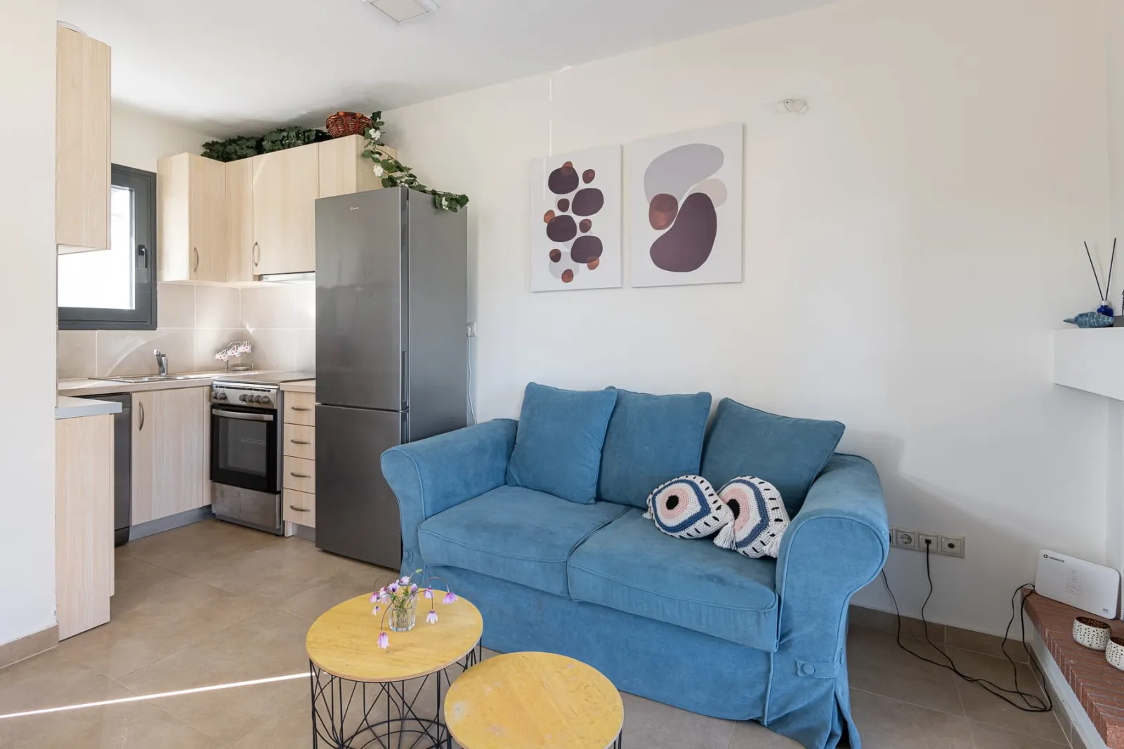 Amalthia Beachfront House in Pefkohori