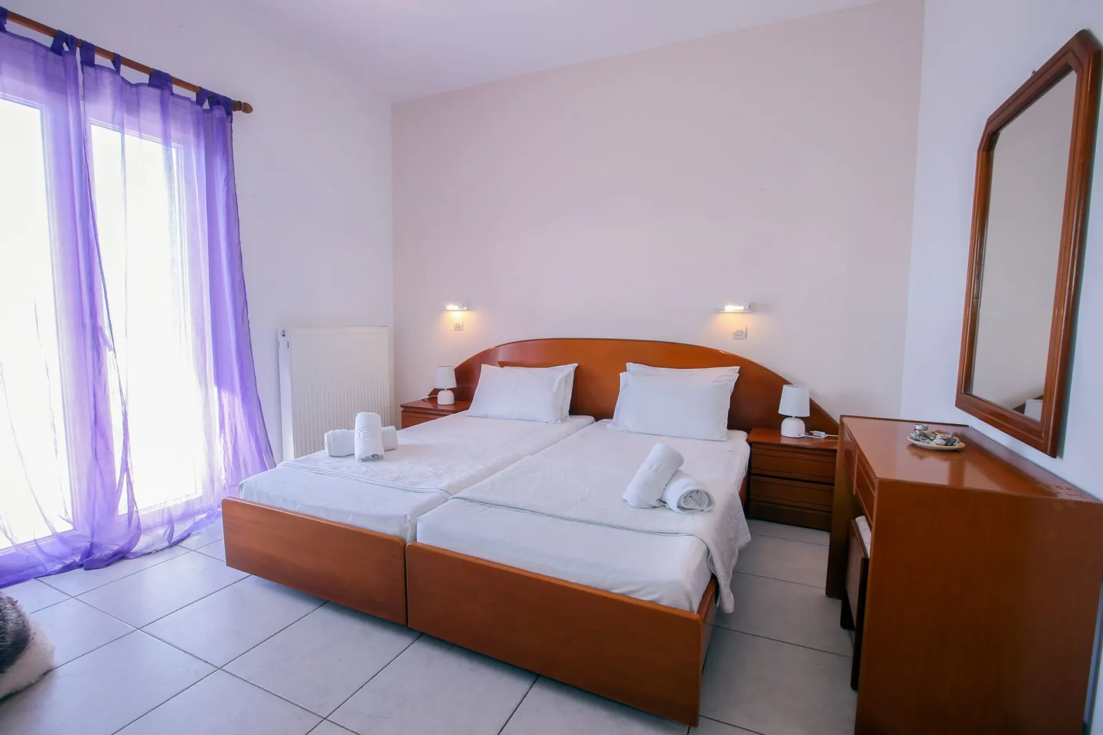 Apartment 1 bedroom with sea view