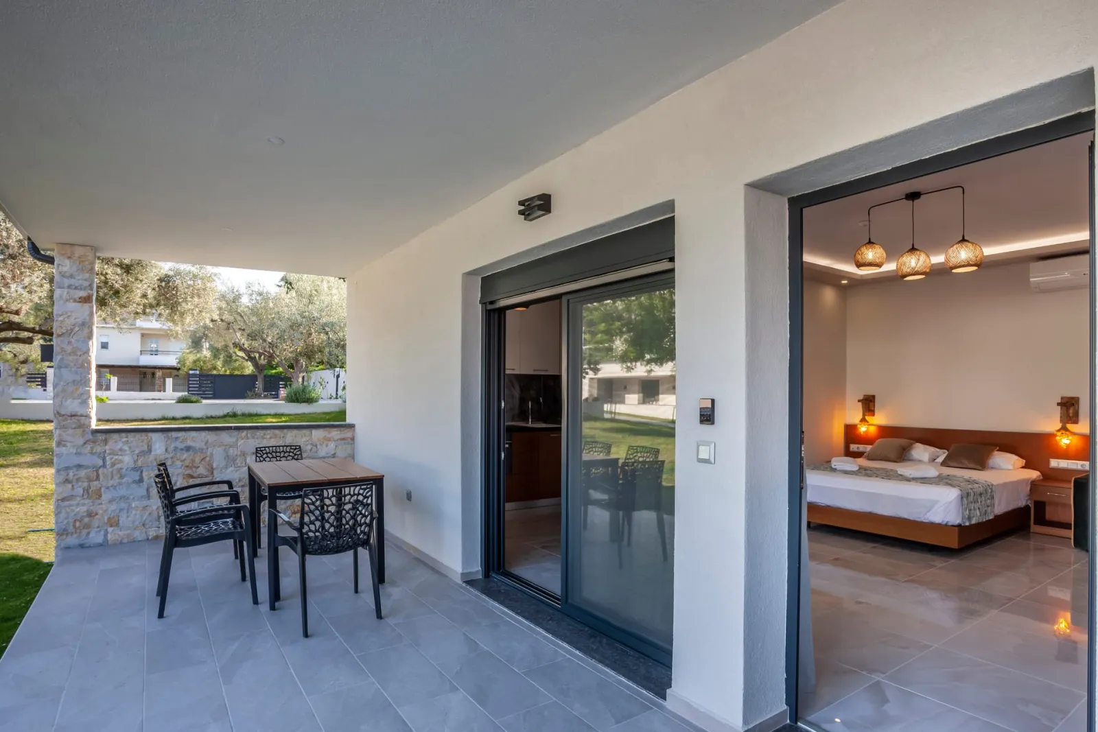 Olia Seaside residence: luxury Suite Pool view 7 Pefkohori
