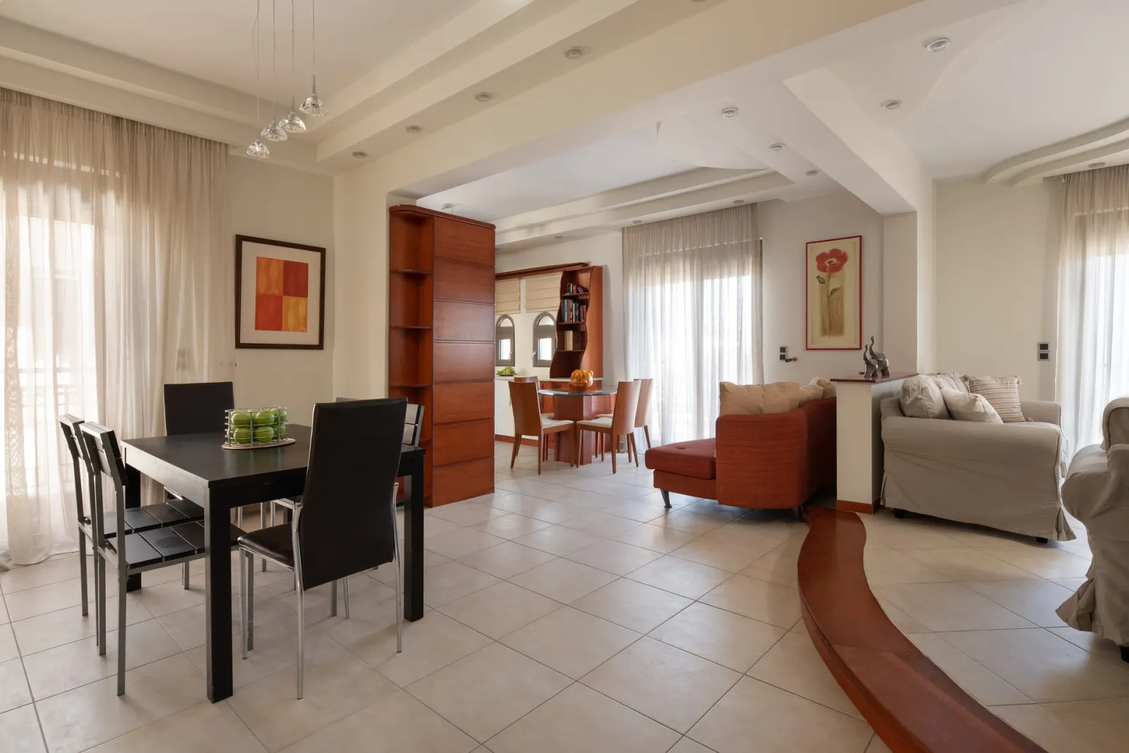Three-Bedroom Apartment with Sea View