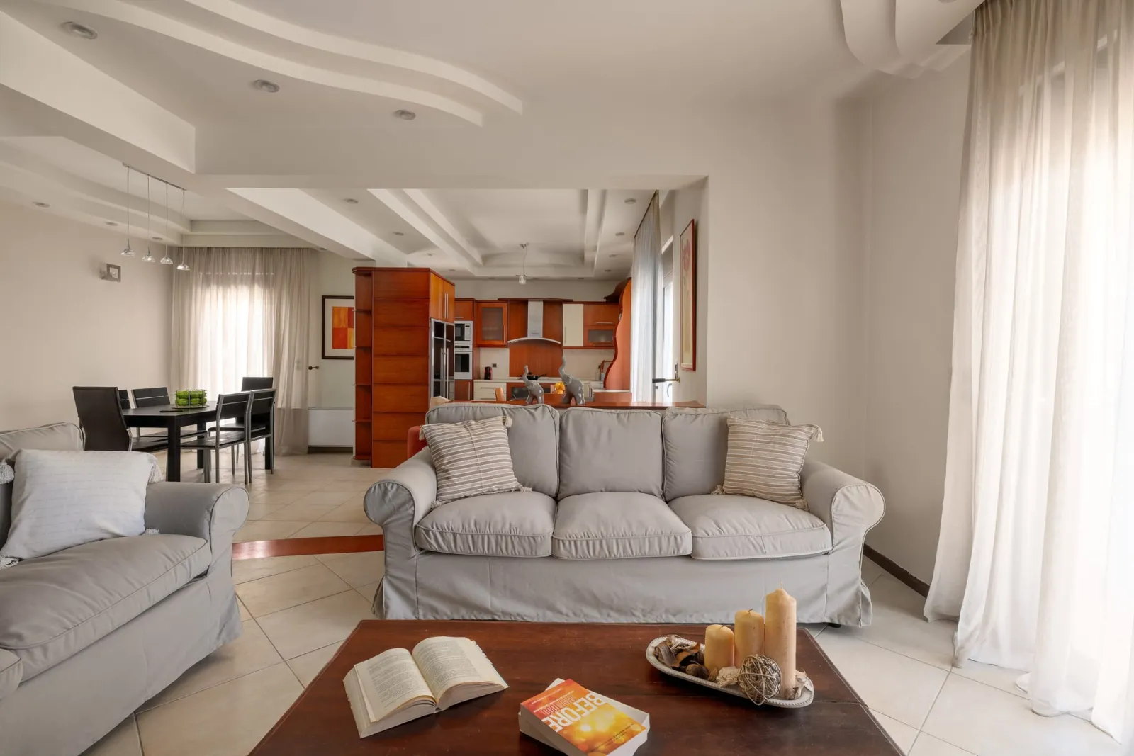 Three-Bedroom Apartment with Sea View