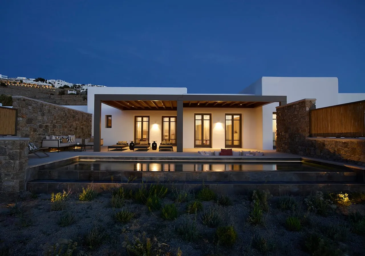 2 Bedroom | Freesia Villa with Private Heated Pool | Mykonos Town - Megali Ammos