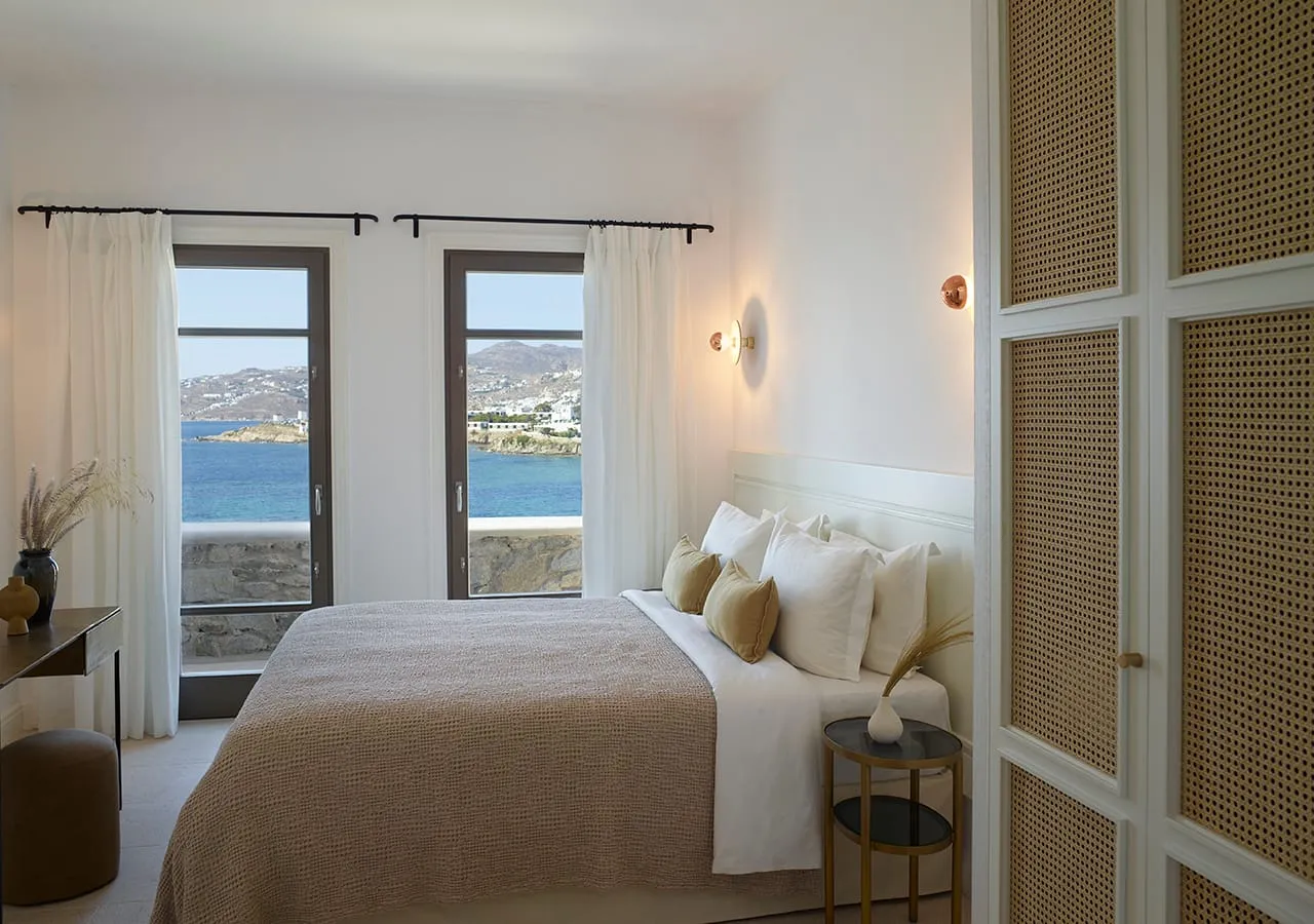 3 Bedroom | Rose Villa with Private Heated Pool | Mykonos Town - Megali Ammos