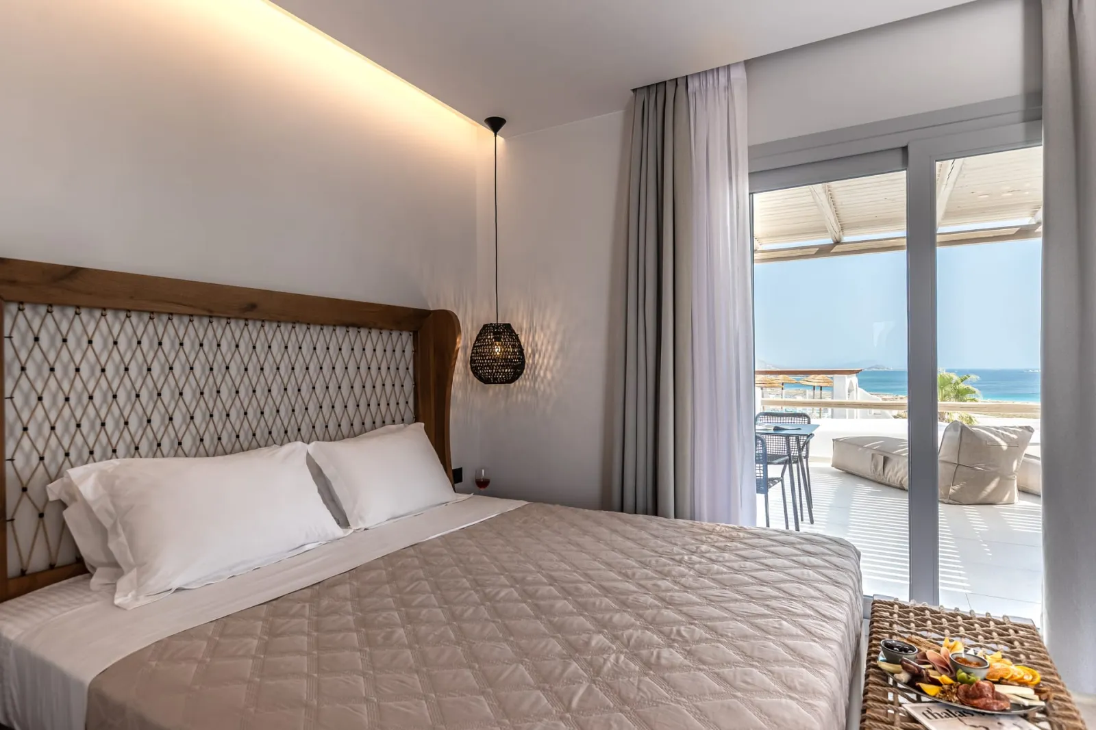 Deluxe Double Room with Outdoor Jacuzzi and Sea View