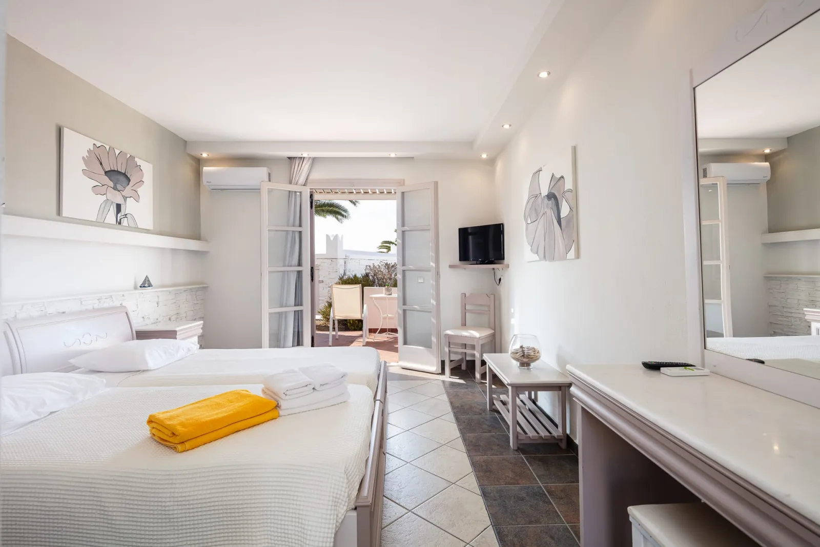Aegean Room with Terrace & Sea View
