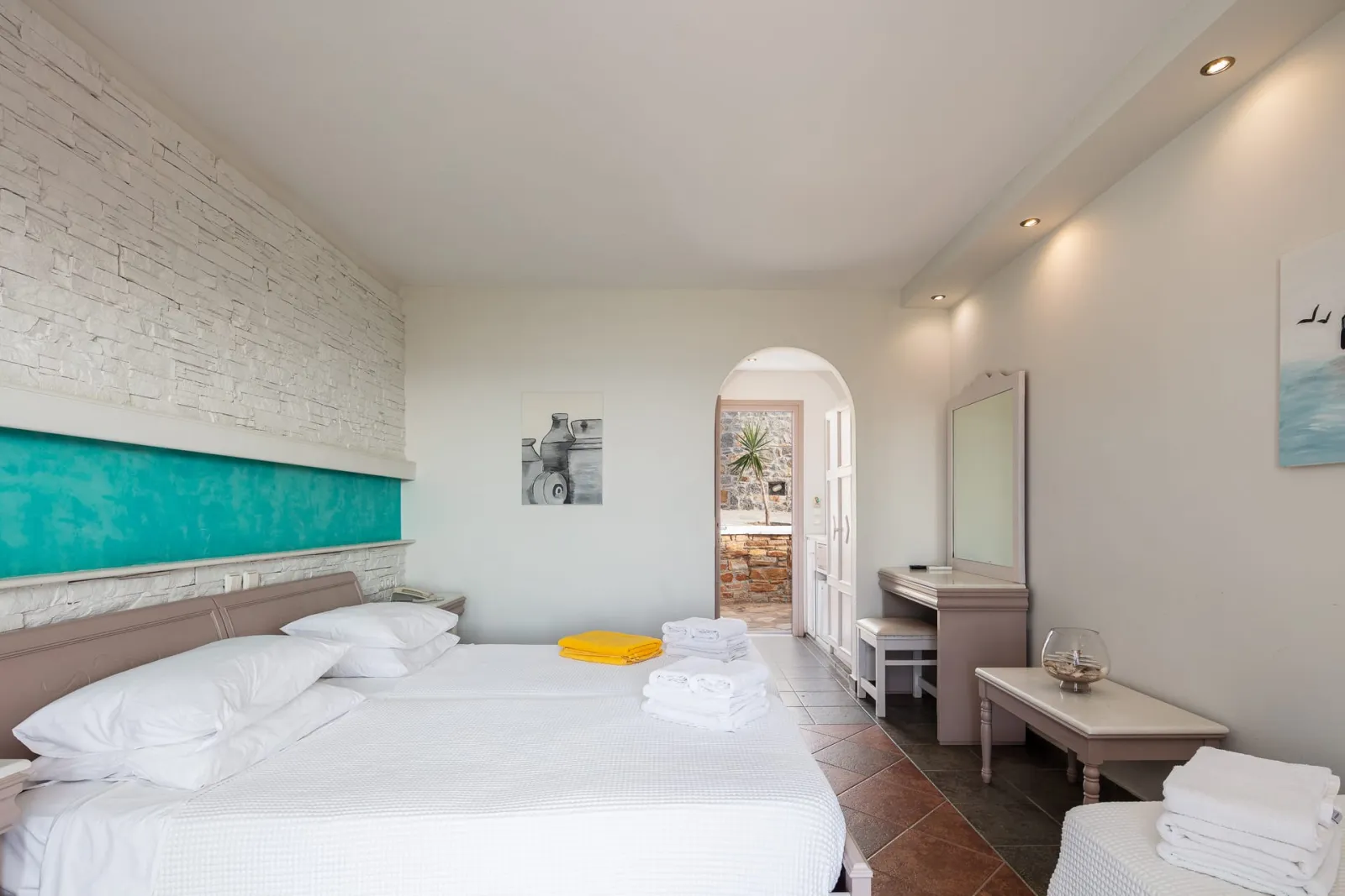 Aegean Triple Room with Terrace &amp; Sea View