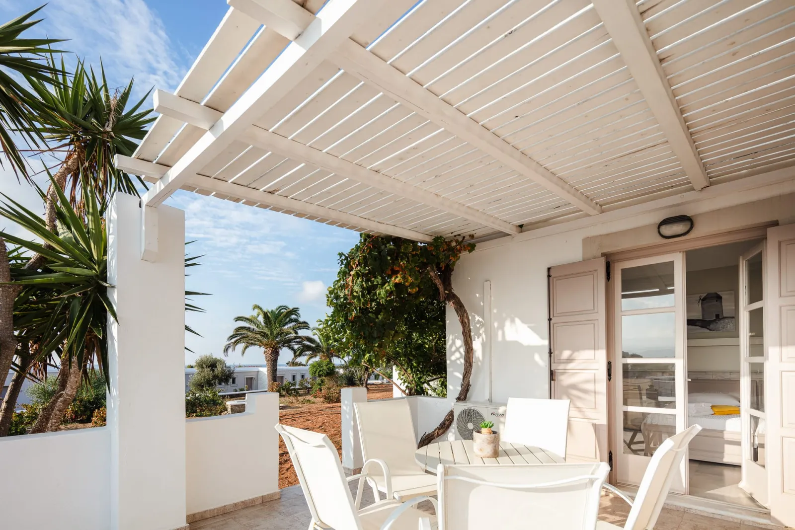Aegean One Bedroom Apartment with Terrace &amp; Garden View