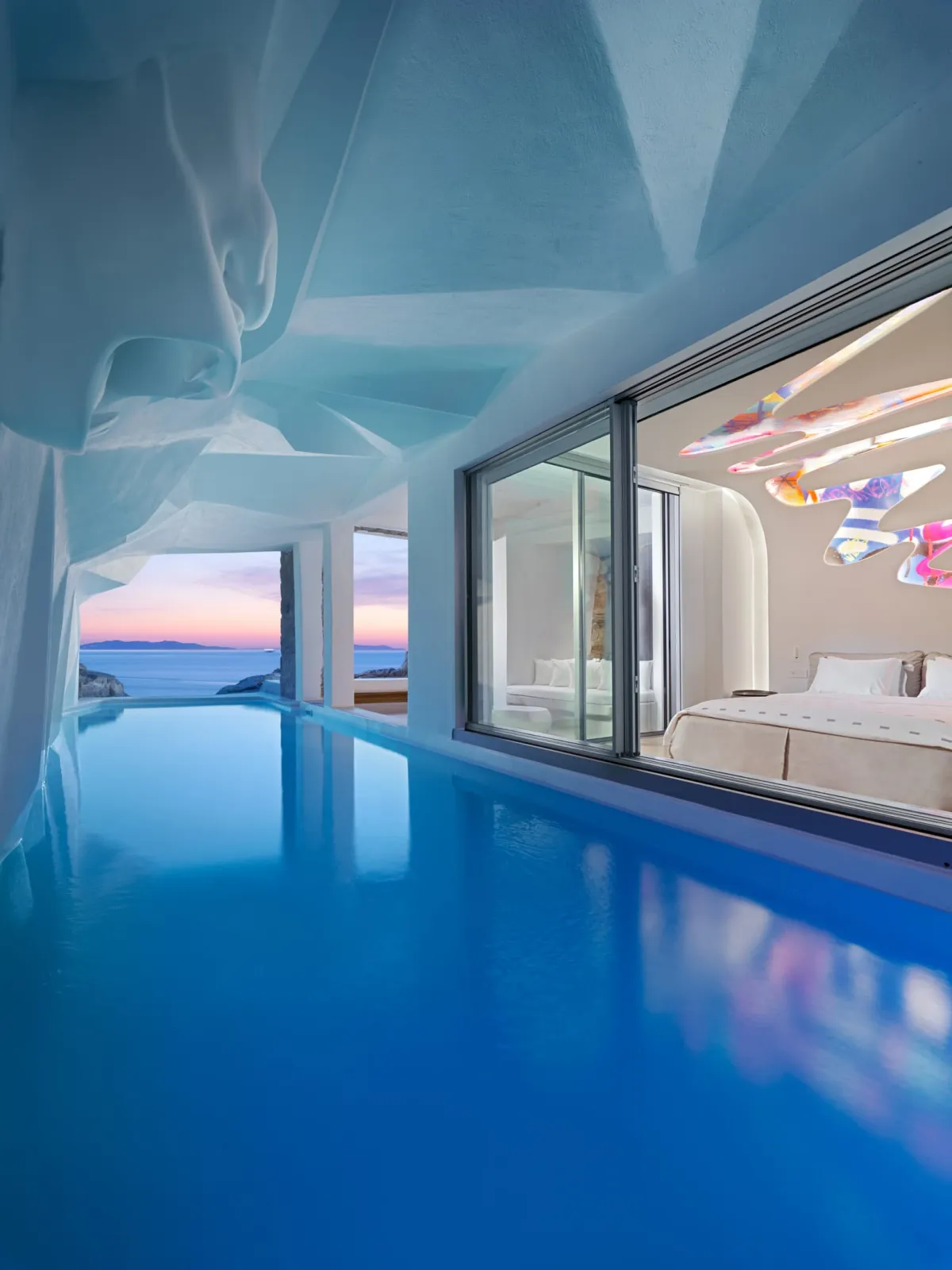 Orlinski Cave pool Villa