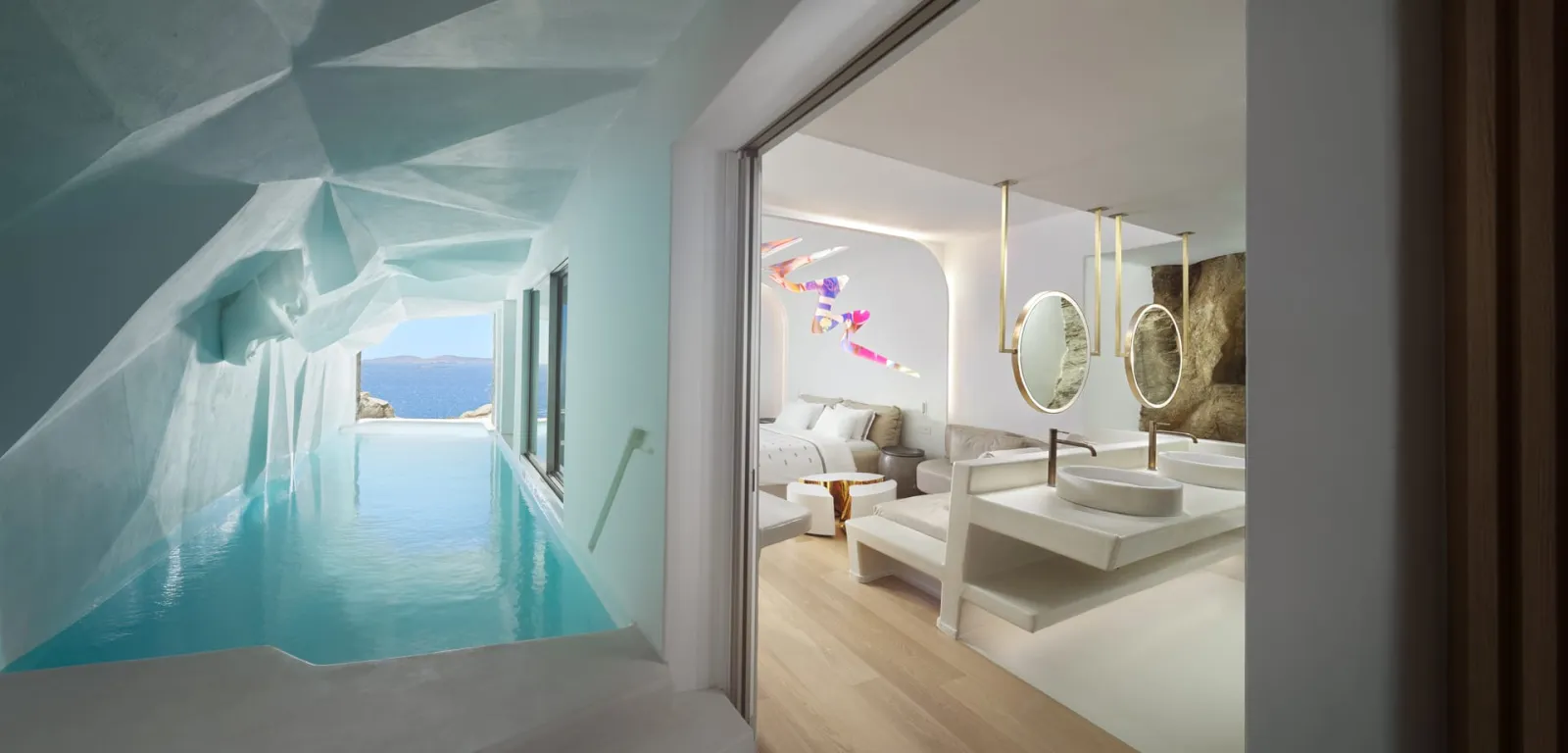 Orlinski Cave pool Villa