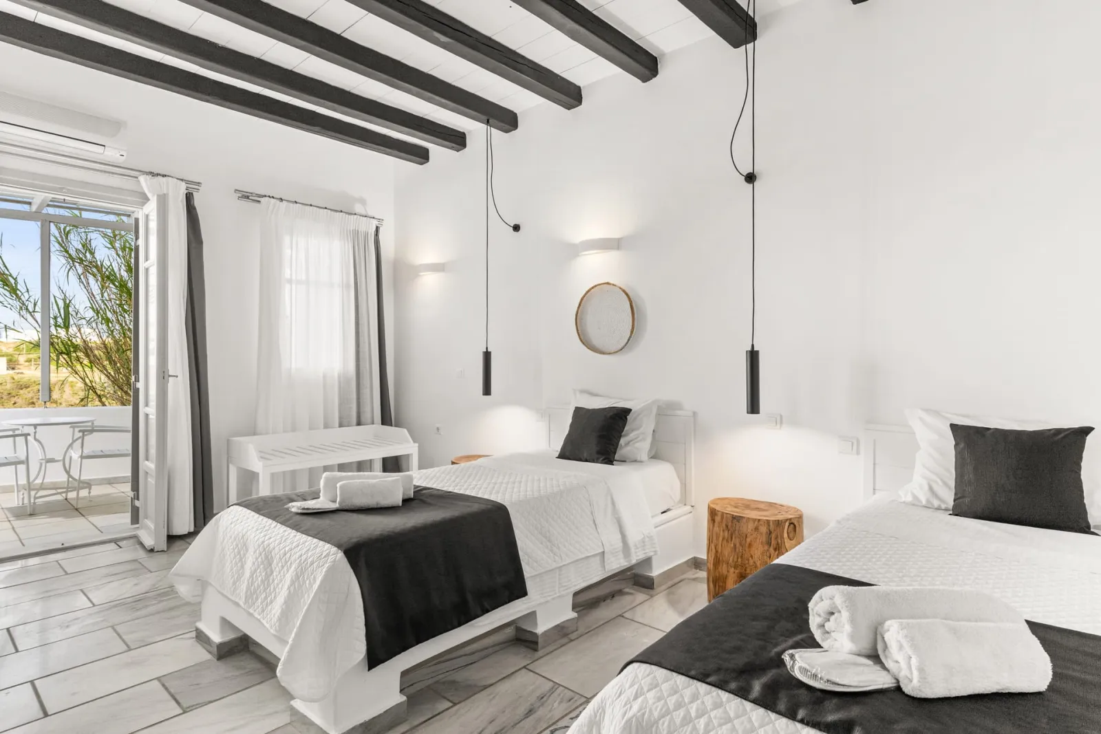 Twin or Double Room Disability Access with Inland View
