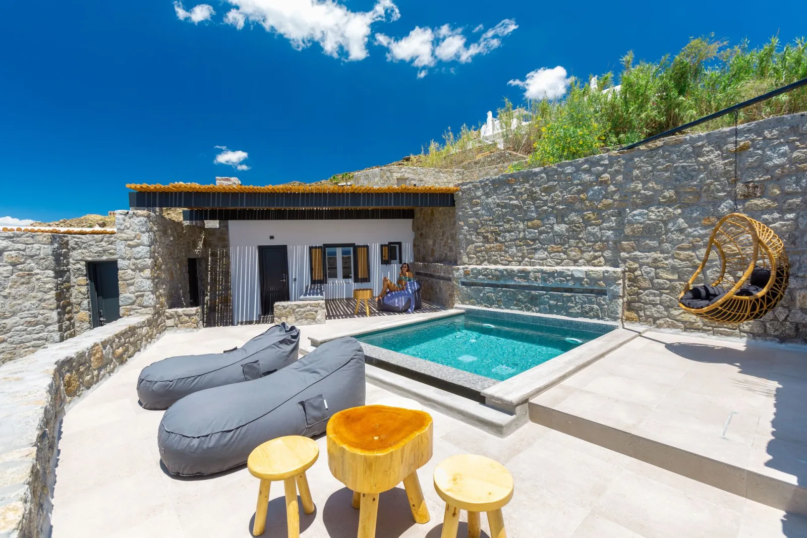 Junior Suite with Private Pool Sea View and Big Private Terrace