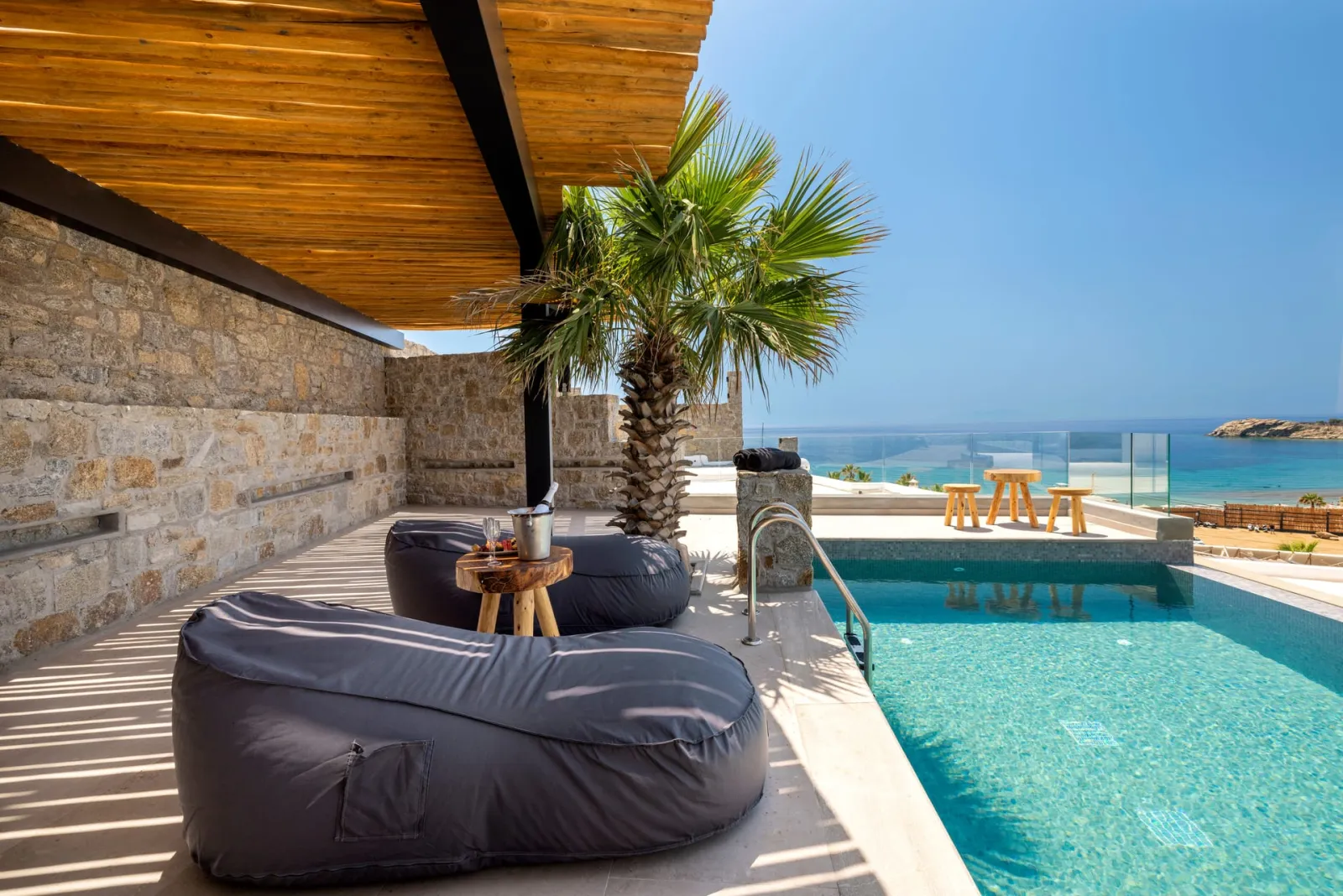 Junior Suite with Private Pool Sea View and Big Private Terrace