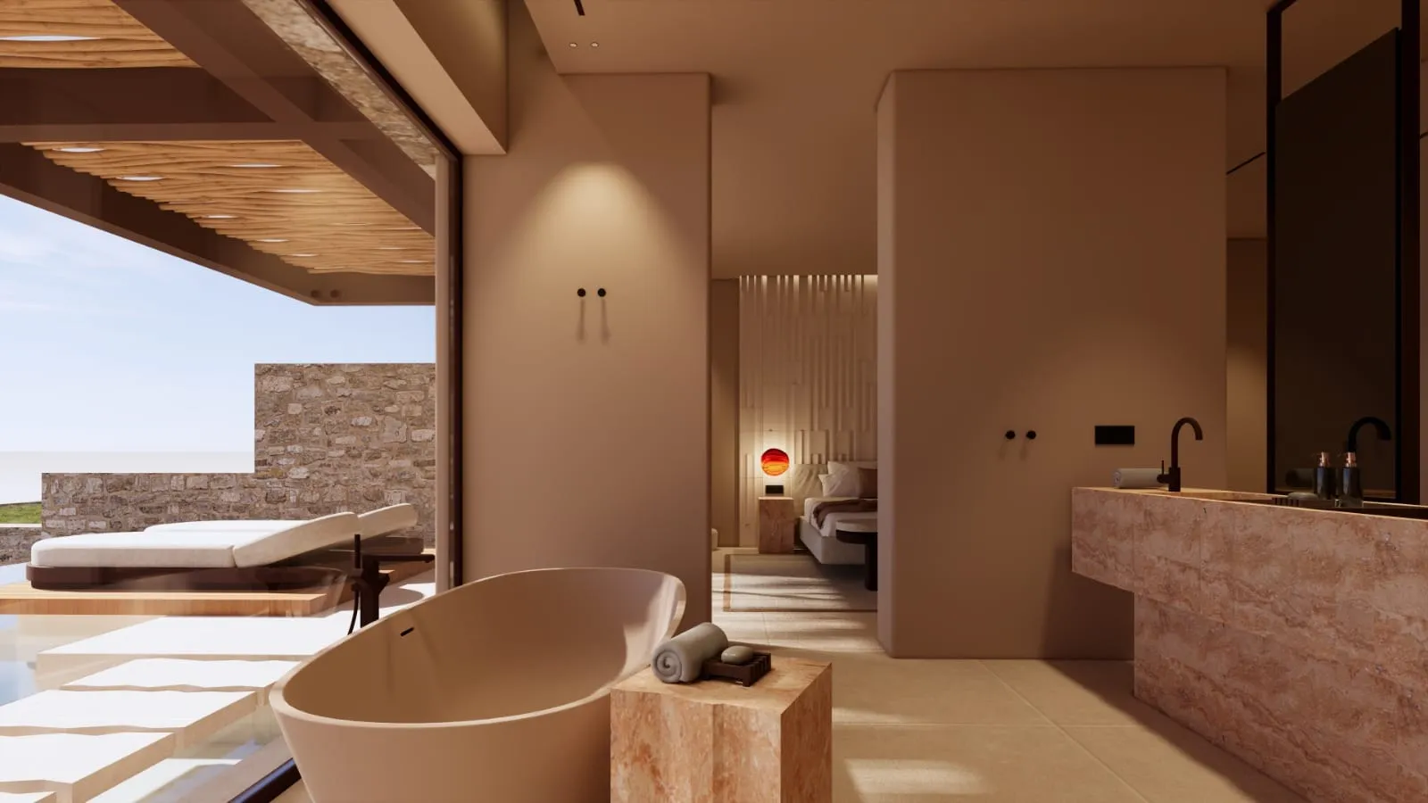 Terra Design Villa (accessible) with Private Pool and Sea View