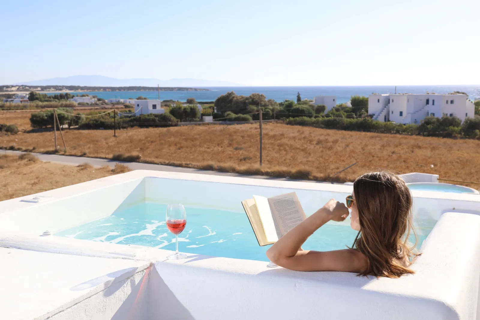 Honeymoon Suite with outdoor hot tub and sea view
