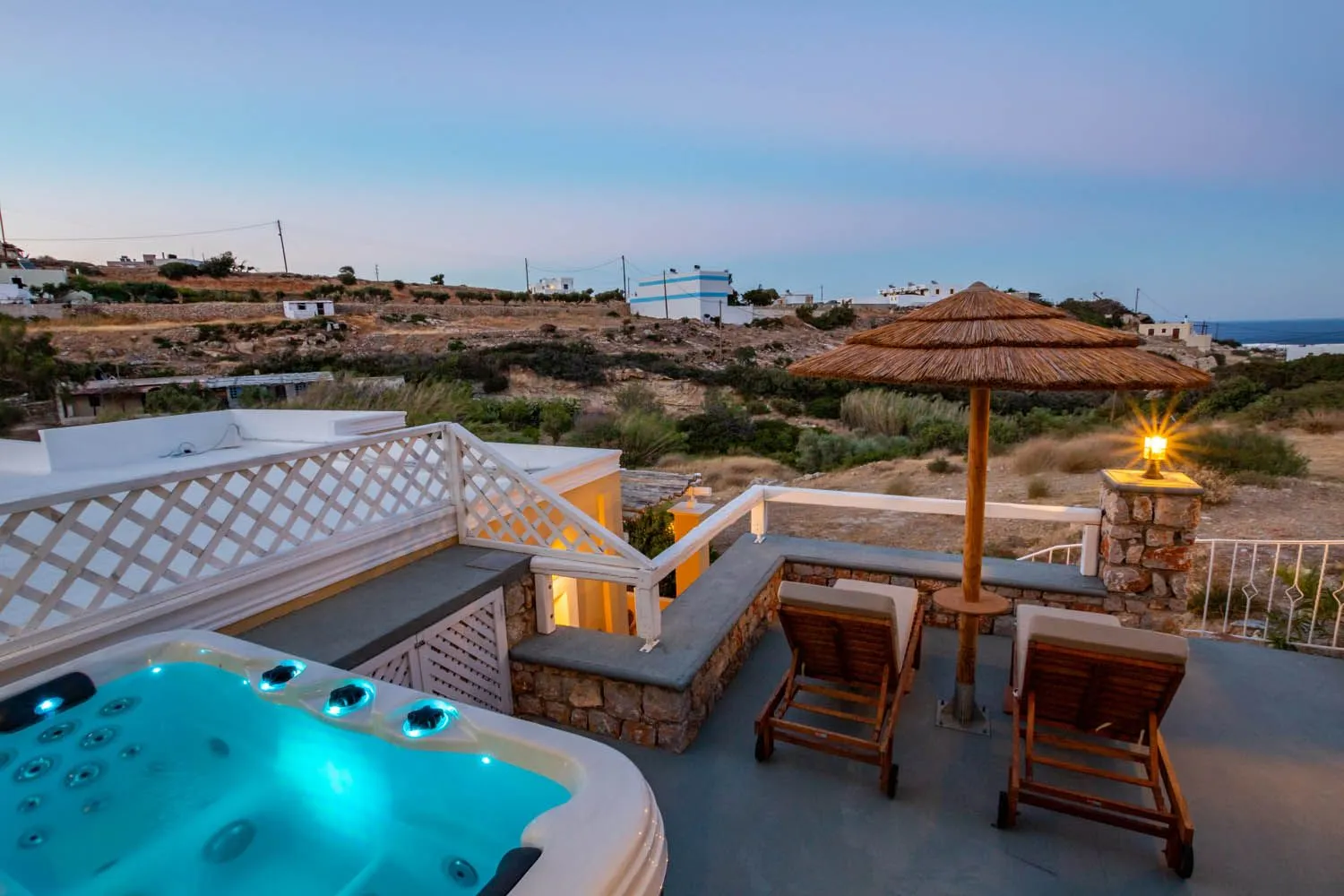 Villa Liodendro with jacuzzi outside