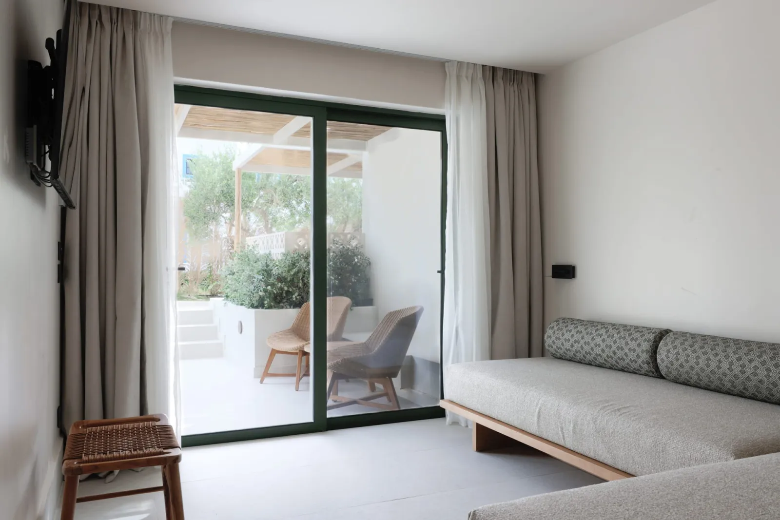 Junior Suite with Open Air Hot Tub and Garden View