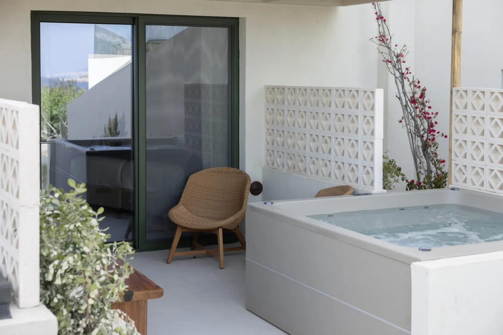 Superior Double Room with Open Air Hot Tub and Sea View