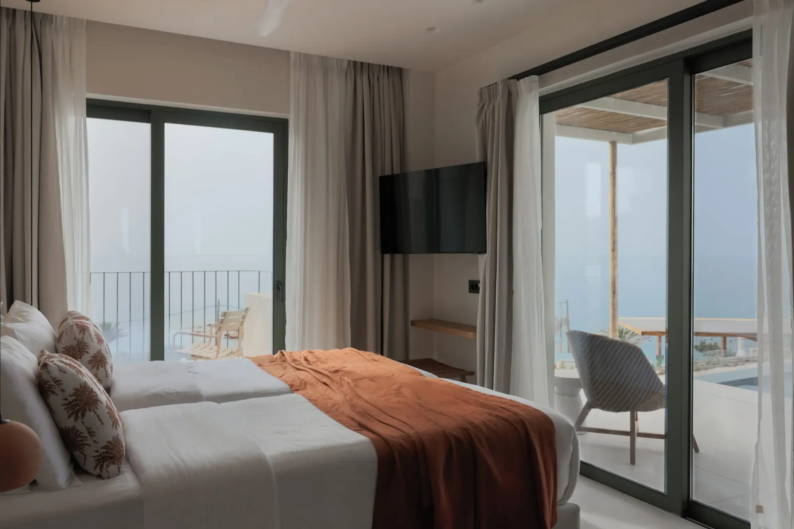 Premium Double Room with Private Pool and Sea View