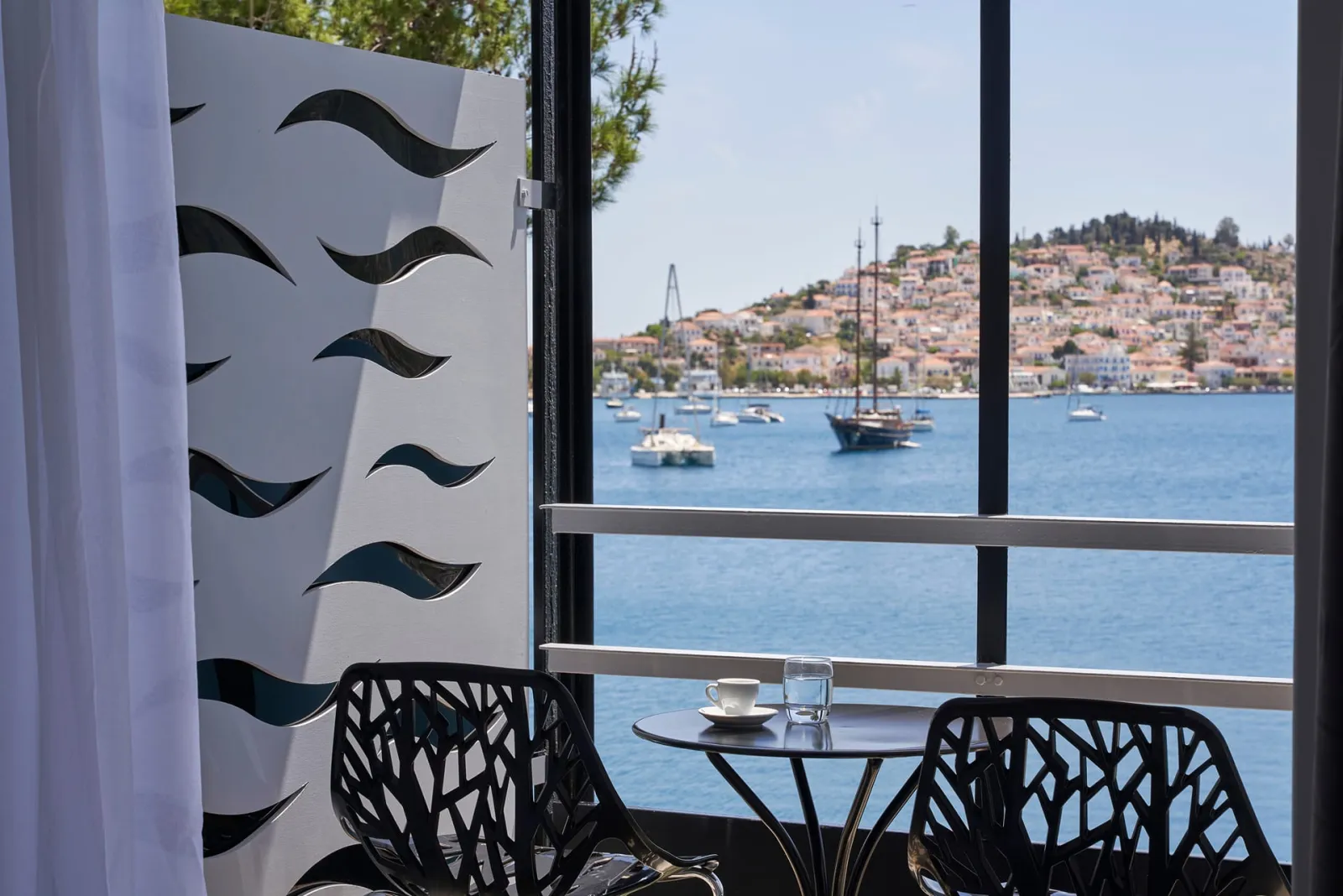 Exclusive Offer | Junior Suite with Sea and Poros Town View