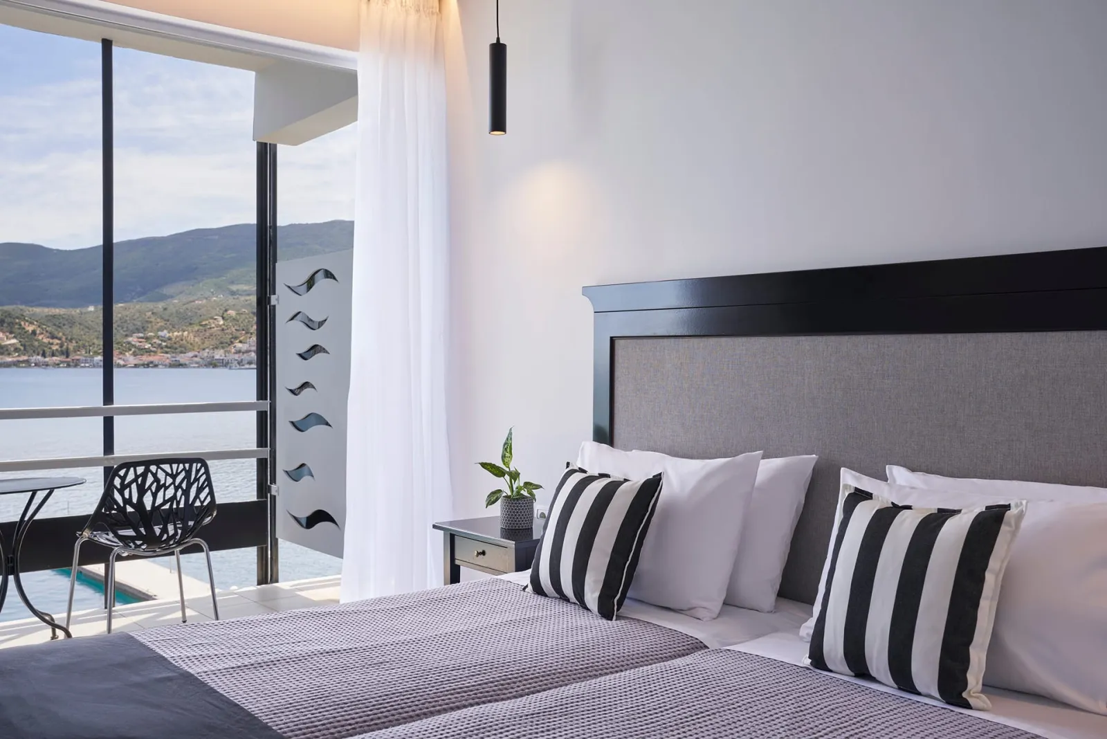 Exclusive Offer | Junior Suite with Sea and Poros Town View