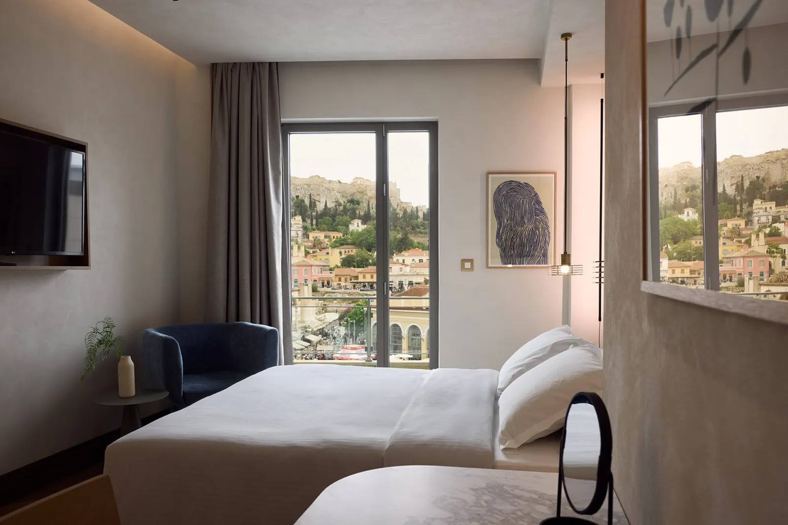 Deluxe Double Room with Acropolis View 