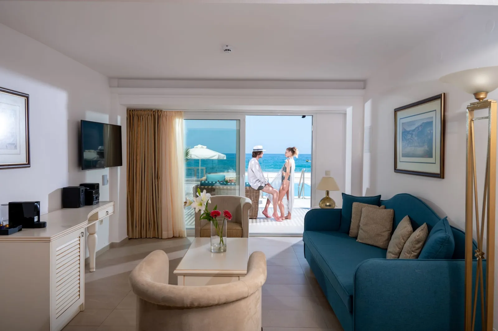 Dream Villa Athena-2 bedrooms Beach Front with private pool