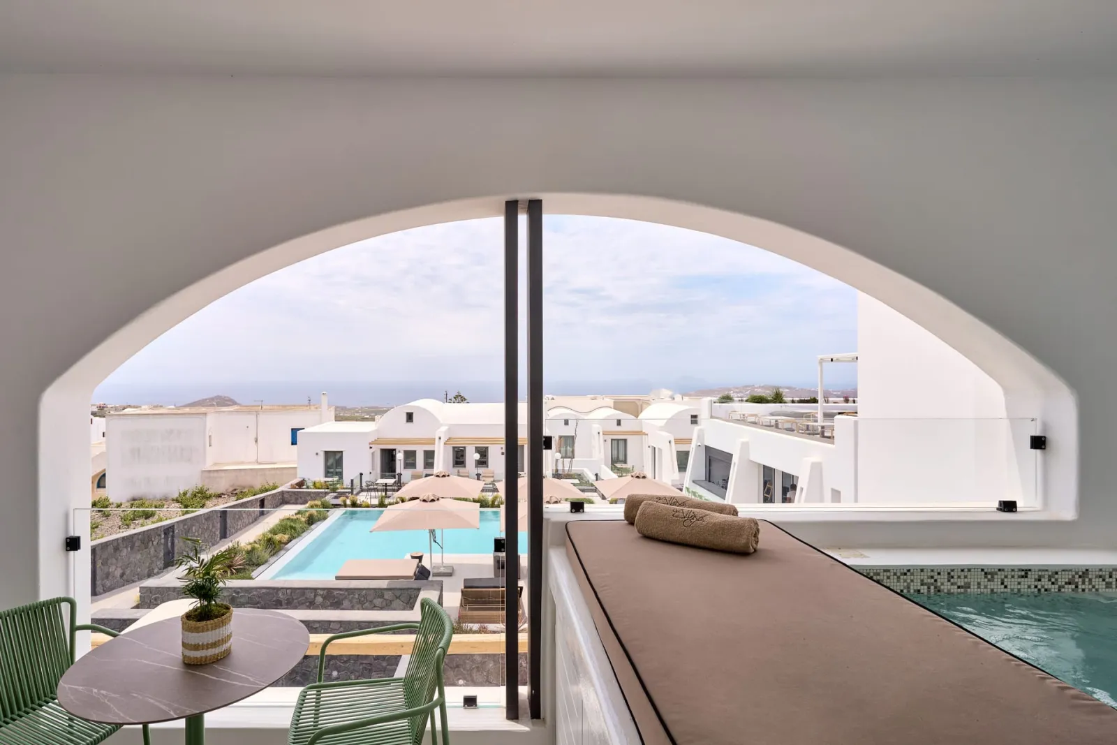 Junior Suite with Hot Tub & Pool View