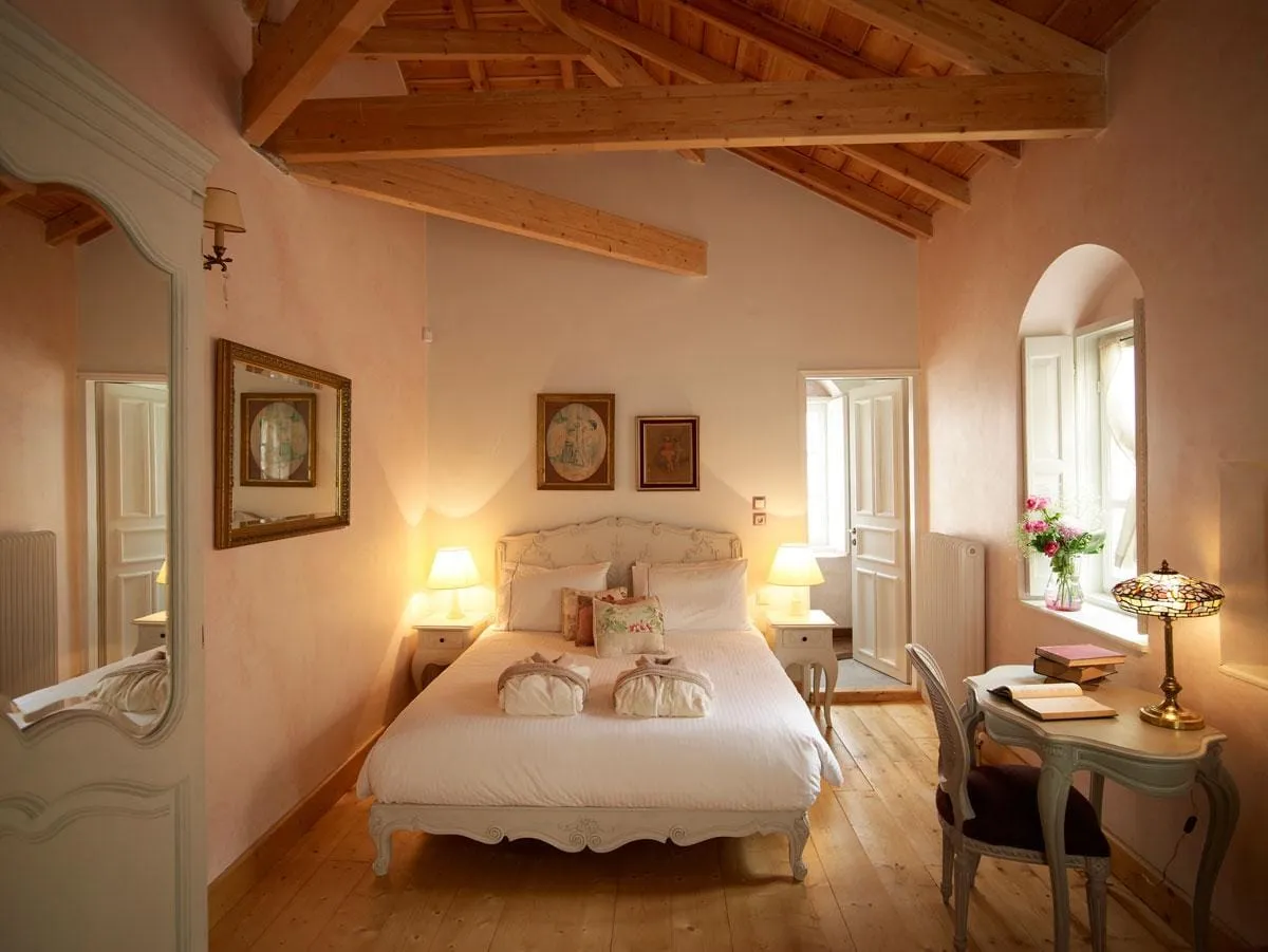 Two bedrooms stone building