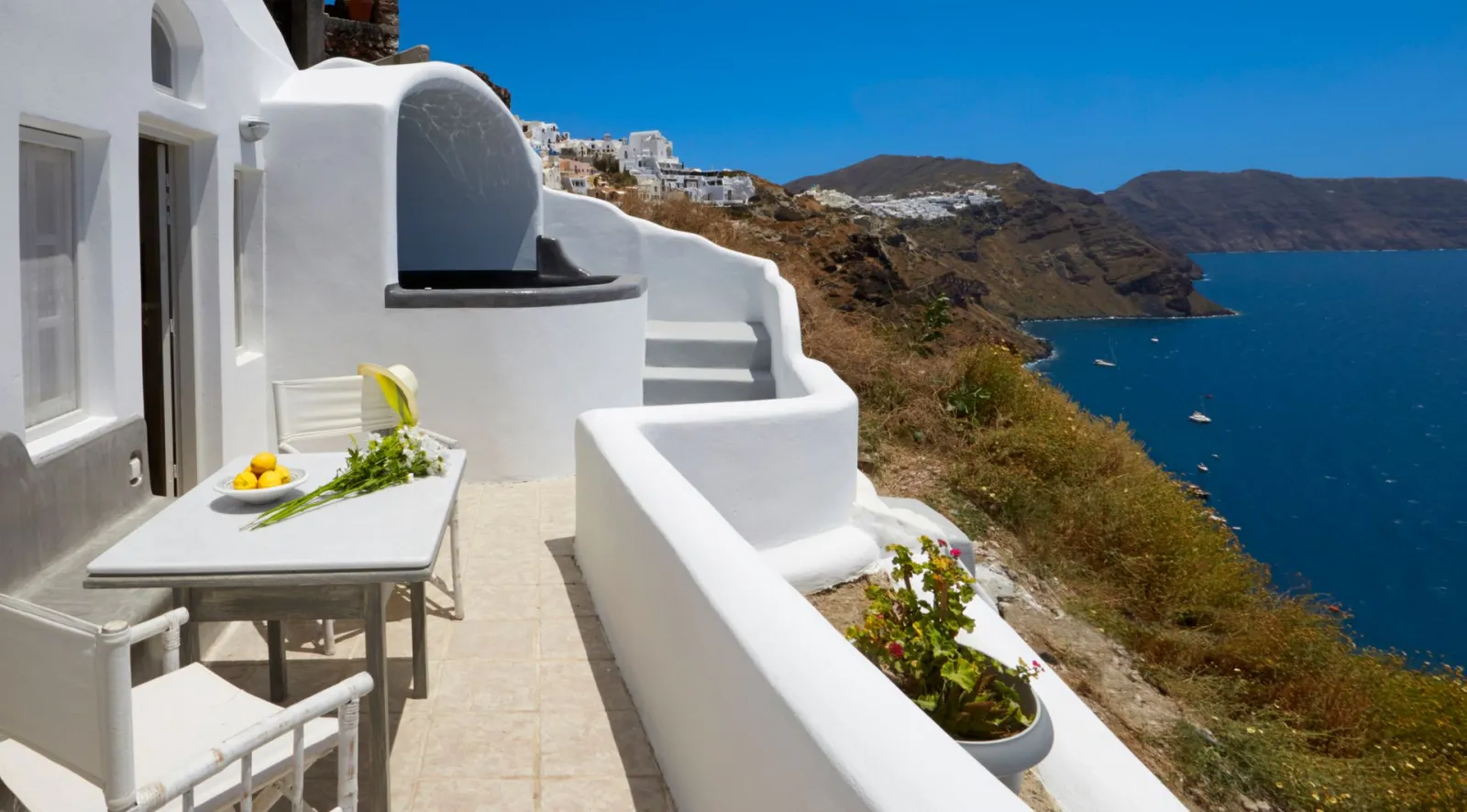 Amaya Horizon Villa | Caldera View-Outdoor Hot Tub