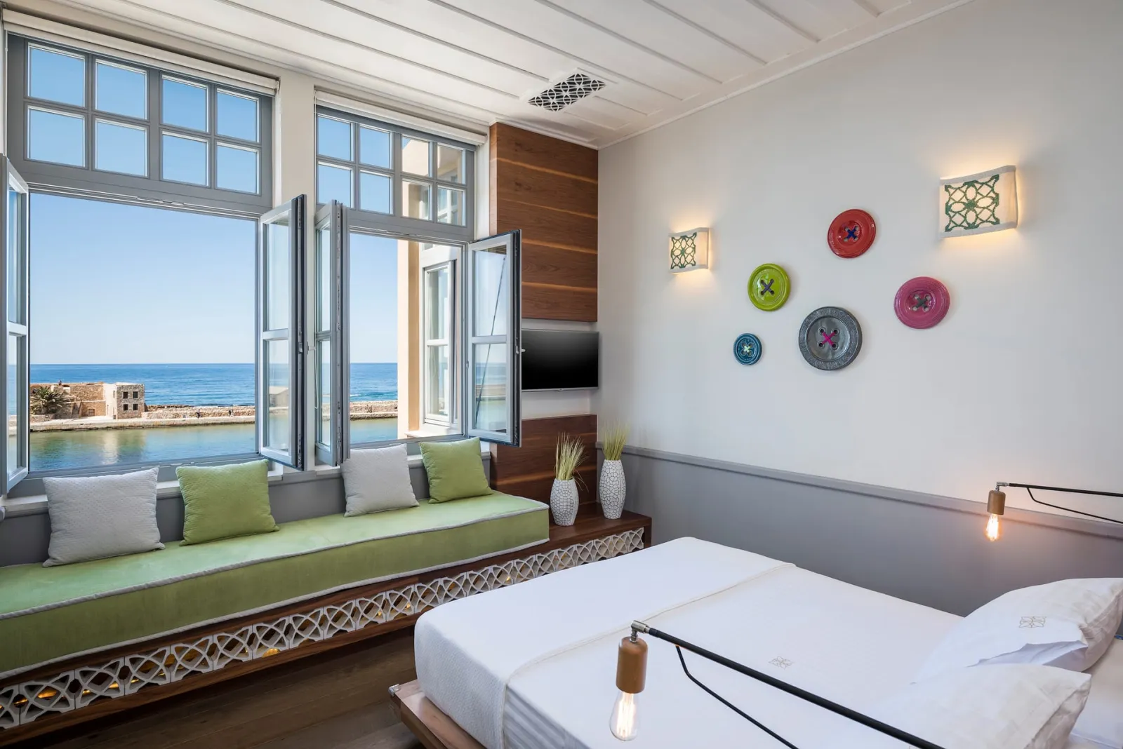 Deluxe Double Room with Front Sea View [Fabric]