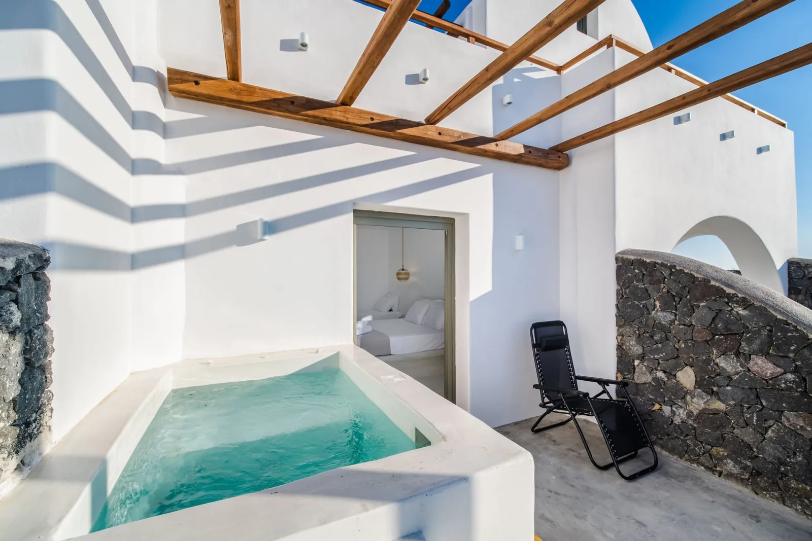 Signature Amethyst Suite with Outdoor Jetted Tub & Sea View