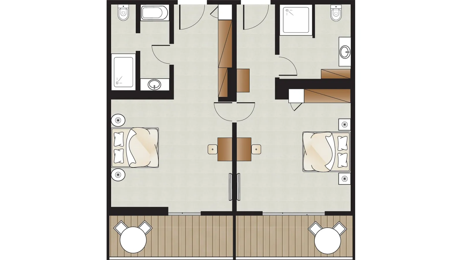 2-bedroom suite