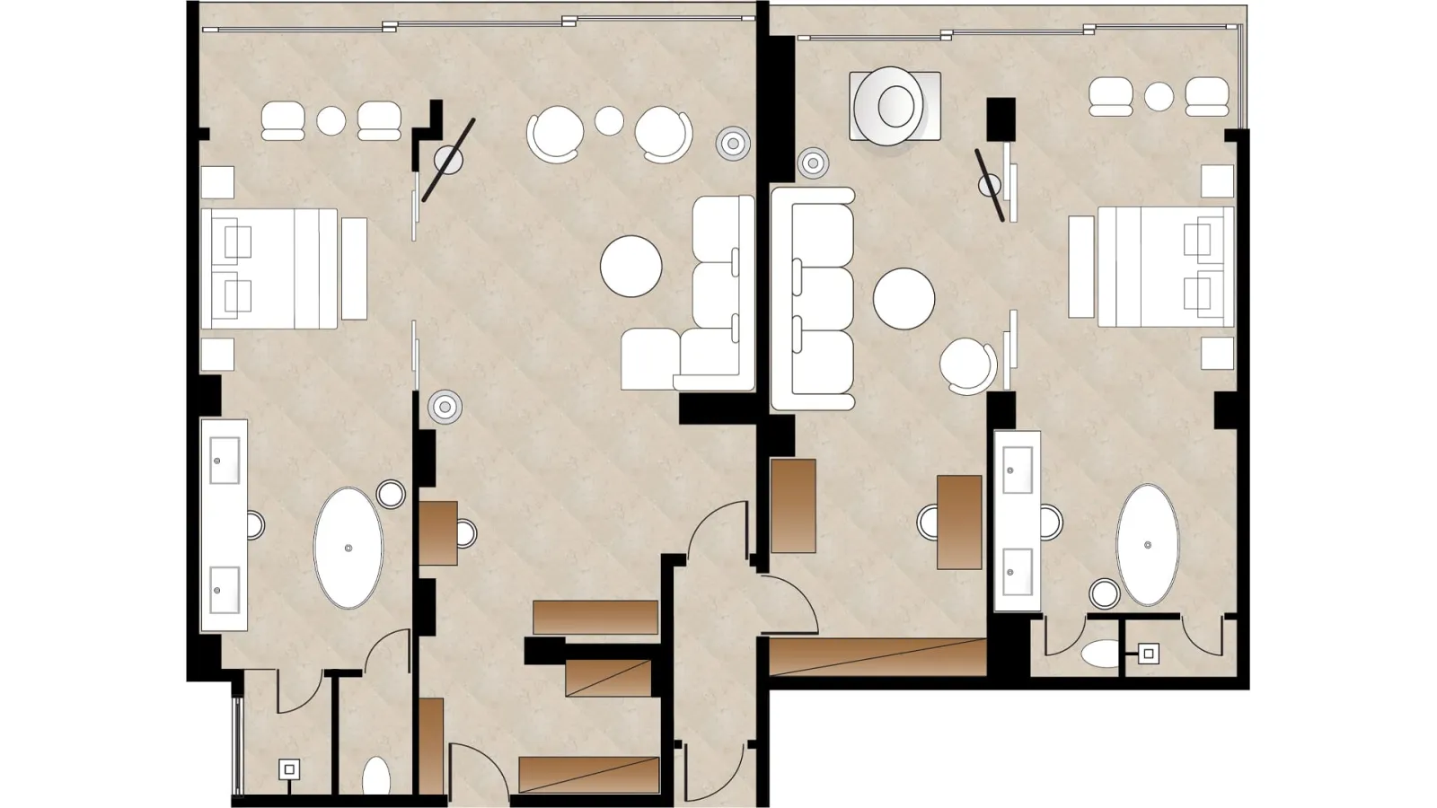 Amirandes 2 Bedroom White Suite