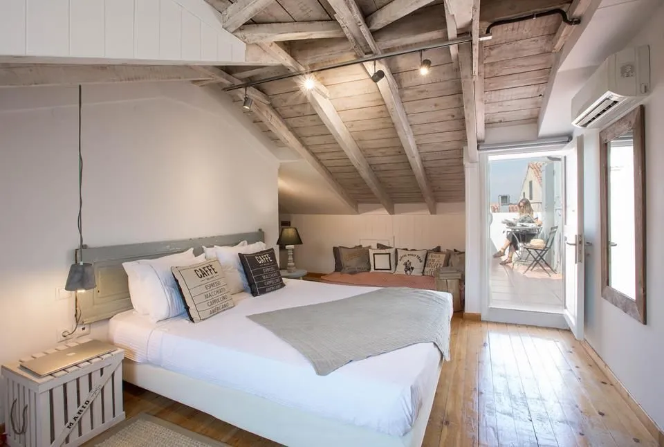 Deluxe Loft with balcony and Partial Sea View in Amymone Building ( 3rd floor )