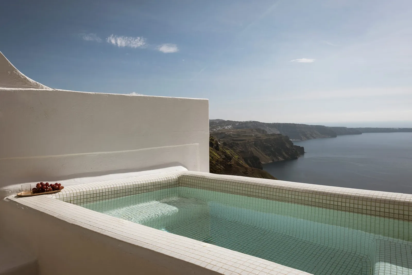 SUPERIOR SUITE - Panoramic Caldera & Volcano Sea View - Private Terrace with Outdoor Tub