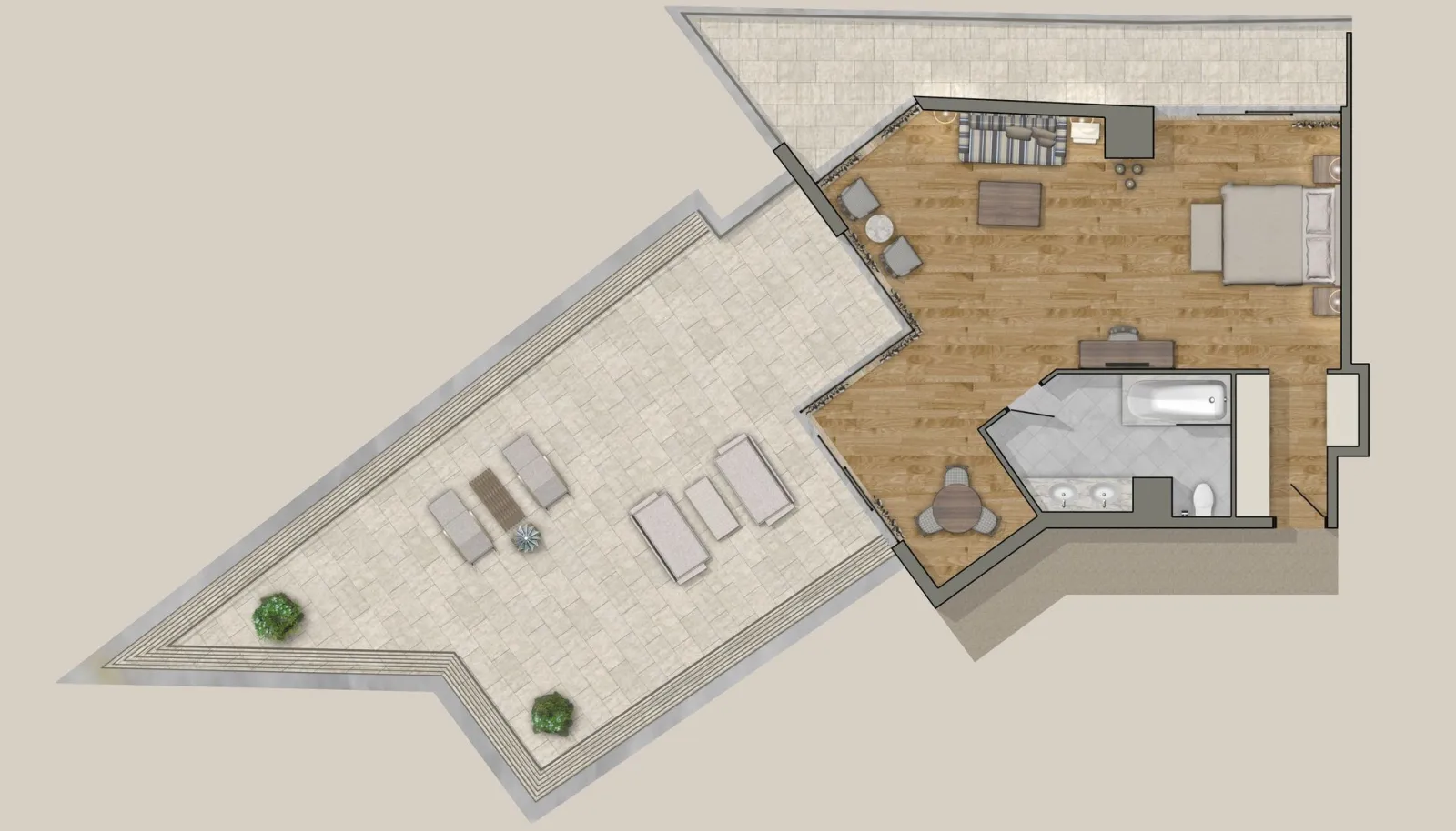 Mythica Penthouse Suite - Sea View