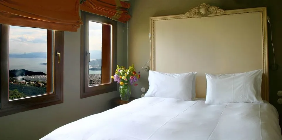 Sea View Double with Fireplace