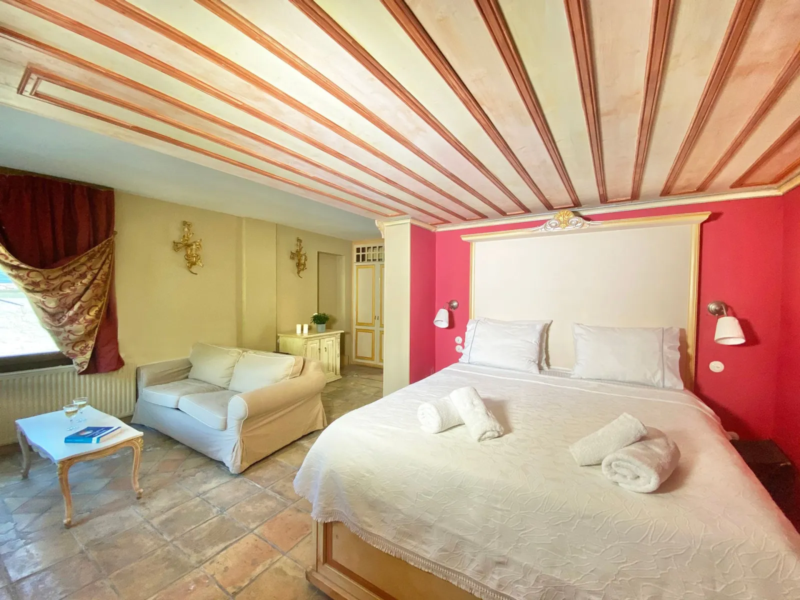 Suite with Fireplace