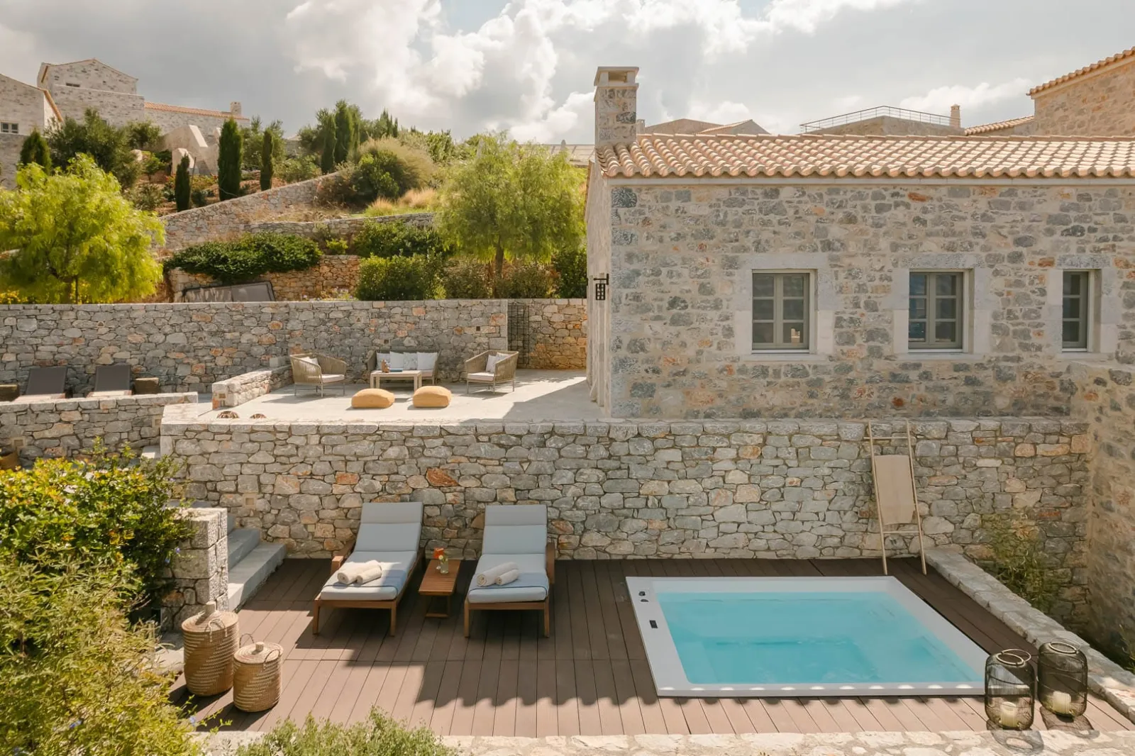 The Villa with outdoor Jacuzzi