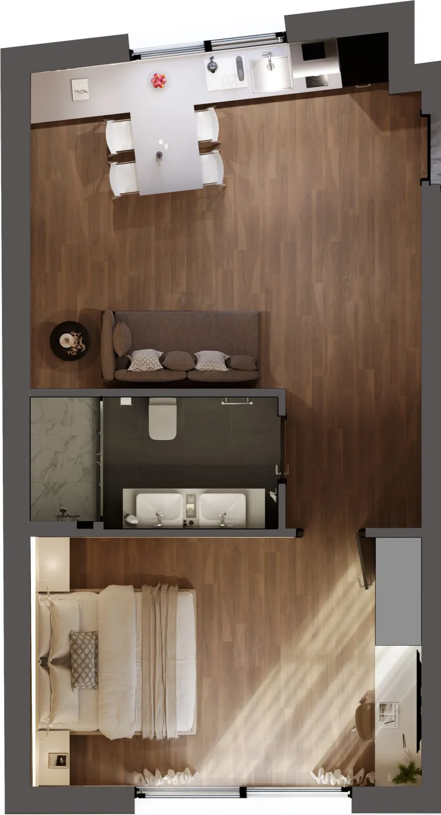One Bedroom Executive Apartment with Balcony