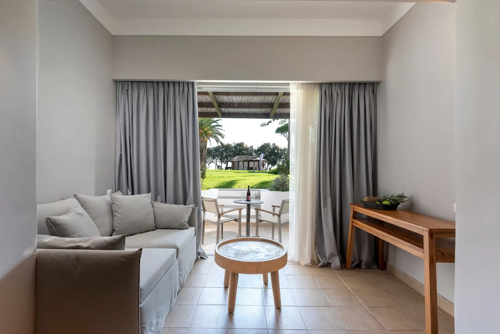 Resort Room Sliding Doors Limited Sea View | Resort Area