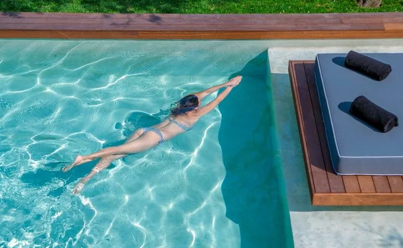 Two Bedroom Suite with Private Pool - 4 People - 60 s.m