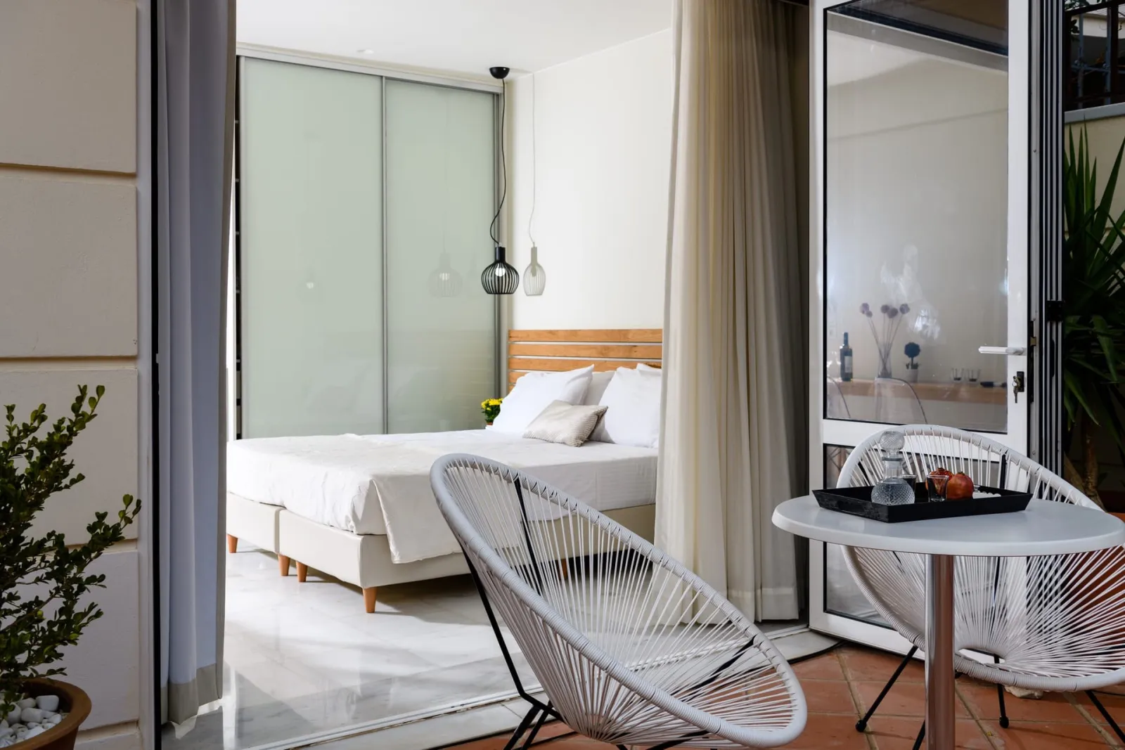 Studio with Pool View