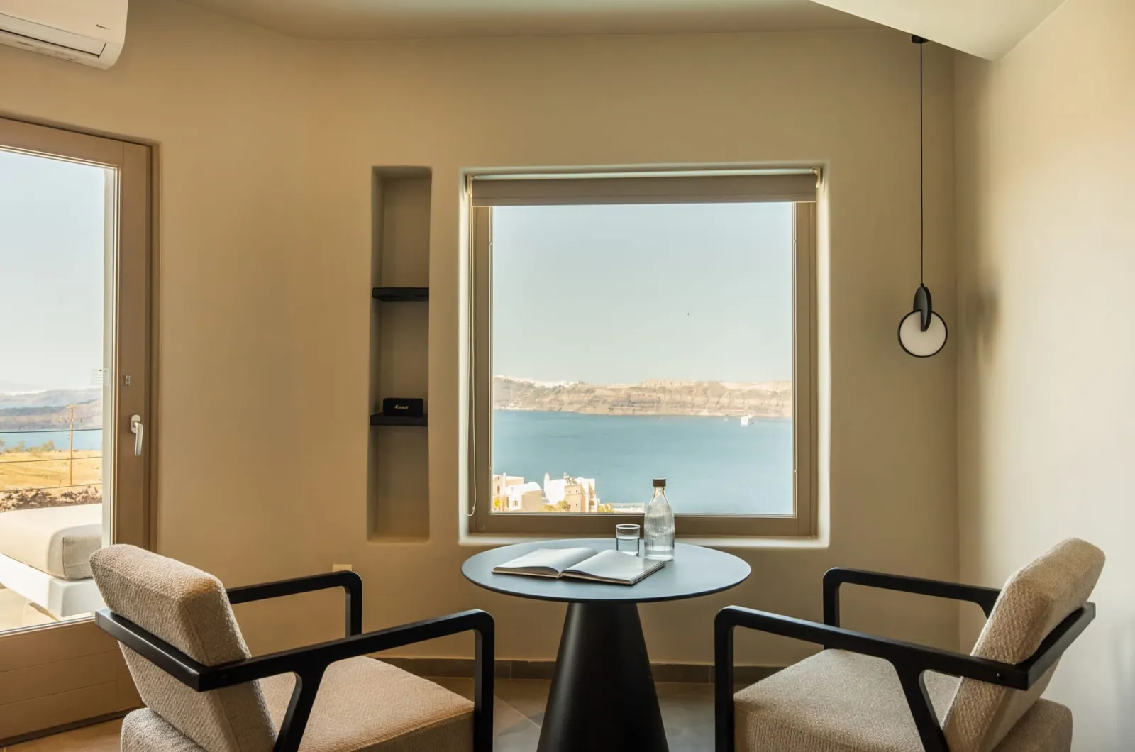 Elysium Suite with Private Heated Plunge Pool and Caldera View