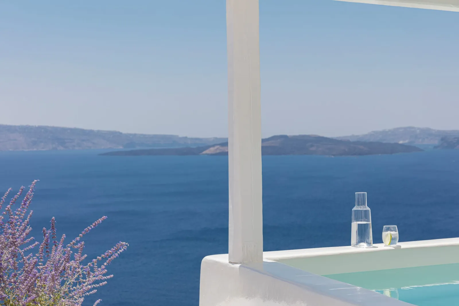 Honeymoon Suite Plunge Pool Caldera Sea View